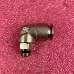 Aignep 1/8 Npt Male Thread X 3/8 Push To Connect Brass 90 Swivel Elbow 20 Bar. Fixed Price $7.00.