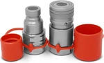 Hydraulic Quick Connect Couplers Set With Dust Caps For Skid Steer Bobcat 78 Cha. Fixed Price $100.70.