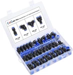 60pcs Quick Connect Air Hose Fittings 1/4 Inch Od 15 60 Pcs, Blue, Black. Fixed Price $23.99.