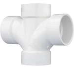 Charlotte Pipe 3 In. Double Sanitary Dwv Pvc Tee 00428 1000ha. Fixed Price $29.99.