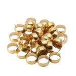 Hitefu 50pcs Brass Compression Sleeves Ferrules, 5/8"" (16mm) Tube Od Metals .... Fixed Price $12.15.