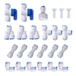 1/4" Od Quick Connect Push In To Water Tube Fitting (ball Valve + T. Fixed Price $16.91.