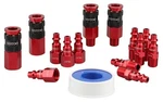 Yotoo 15 Pieces Universal Air Coupler And Plug Kit, Quick Red. Fixed Price $24.64.