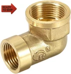 Uxcell Brass Pipe Fitting 90 Degree Street Elbow G 1/2 Female X Npt 3/4. Fixed Price $16.43.
