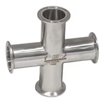1.5" Tri Clamp 4 Way Cross Sanitary Fitting 304 Stainless Steel. Fixed Price $33.24.