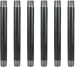 6 Pack 1/2" 8" Heavy Duty Pre-cut Grey Metal Pipe, Industrial Steel Fits Stand. Fixed Price $34.99.