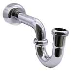 Westbrass D400-1-26 1-1/2"od 17 Gaug P-trap With High Box Flange,polished Chrome. Fixed Price $37.60.