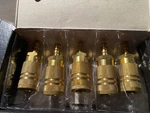 Sumake 5/16" Brass H Tube Air Quick Coupler Edp Mic25h ***new Pack Of 5***. Fixed Price $35.00.