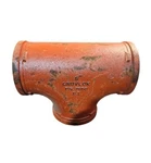 Gruvlok Standard Tee Fitting Ductile Iron 6" Fig 7060 Di Grooved End Style. Fixed Price $69.29.