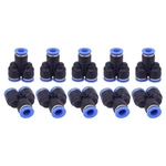 Sns 1/2" Tube Od Union Y Type Plastic Push To Quick Connect Fitting(10 P.... Fixed Price $19.30.