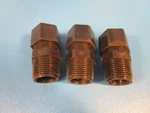 Lot Of 3 Parker P10mc8, Fast-tite Compression Straight Male Pipe Adapter 5/8"od. Fixed Price $17.99.