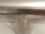 7www-4 Sanitary 304 4" Butt Weld End Short Tee, 7www-4-7-304. Fixed Price $20.00.
