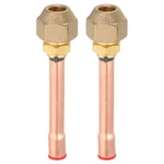 For 3/8" Sae 45 Degree Brass Fitting, 2 Pcs Flare Connector. Fixed Price $14.58.