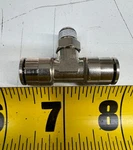 Smc Corp Male Branch Tee 5/16" Tube 1/4" Port 316 Stainless Steel Kqg2t09-n02s. Fixed Price $18.29.