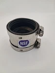Nsf Cispi 310,2" No Hub Coupling Rubber With Stainless Steel 2 Clamp. Fixed Price $8.00.