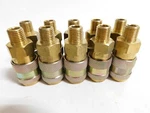 (pack Of 10) Tru-flate 13-513/13-508 Universal Coupler 1/4" Mnpt (a, I/m, T). Fixed Price $49.99.