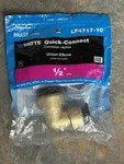 (1pk) Watts Quick-connect 1/2" Cts Brass Union Elbow Coupling (lf4717-10). Fixed Price $3.99.