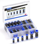 Tailonz Pneumatic 60 Pcs Straight Push Connectors Plastic Quick Release Conne.... Fixed Price $27.87.
