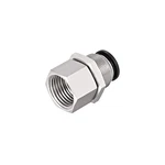 12mm Tube To 1/2npt Push Lock Fitting, Bulkhead Union Nickel Plating Air Fitting. Fixed Price $9.60.