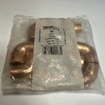 Nibco Copper 3/4" 10-90 Elbows Cp-607 And Bag Of 10 3/4 Couplings Cp-600.. Fixed Price $19.97.