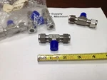 Parker 6mbt4n-316, 1/4" X 3/8" Mnpt Compression, 316 Ss, Male Branch Tee. Fixed Price $19.95.