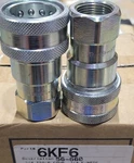 Dixon 6kf6 3/4 Female Iso-a Interchange Hydraulic Fitting Coupler F-nptf Qty 2. Fixed Price $49.98.