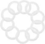 10pcs 2" Tri Clamp Gasket, Sanitary Standard Id:1.89", Od:2.52", White. Fixed Price $14.88.
