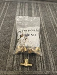 (qty 25) Welday 1/4" X 1/2" Pex Tee Crimp Brass Fitting Lead Free. Fixed Price $39.99.