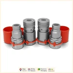 Hydraulic Quick Connect Couplers Set With Dust Caps For Skid Steer Applications. Fixed Price $179.91.