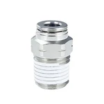 Pneumaticplus Pn11-1/4-1/8 Push To Connect Metal Air Fitting, Male Straight -.... Fixed Price $18.31.