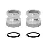 2 Pcs Aluminum Global Type A Cam And Groove Hose Fitting Plug X Npt Female Wi.... Fixed Price $42.87.