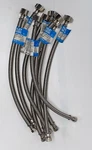 Lot Of 8 Eastman 16 Inch 3/8 Comp X 7/8 Bc Toilet Stainless Steel Braided Ye. Fixed Price $44.99.