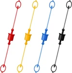 4 Sets Hydraulic Hose Caps Quick Coupler Cover Male Dust Cap And Female Plug .... Fixed Price $24.35.