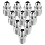 Racewill 10 Pack Hydraulic Hose Adapter 3/8" Jic Male X Npt Male, Silver. Fixed Price $28.22.