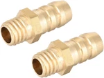 Uxcell Brass Fitting Connector Metric M6-1 Male To Barb Fit Hose Id 6mm 2pcs. Fixed Price $7.77.