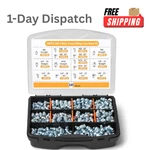 240pc Grease Fittings Kit Sae Metric Zerk Nipples 1/4 1/8 M6 M8 M10 Set. Fixed Price $31.18.