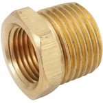 Anderson Metals 3/8 In. Mpt X 1/8 Fpt Yellow Brass Hex Reducing Bushing. Fixed Price $10.70.