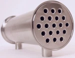Condenser Tri Clamp 4 Inch X 24 In. &(19) 1/2 Tubes (2) Fnpt Ss304. Fixed Price $1667.94.