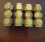 4 Imperial 3/8" Od X Compression Unions/couplings. Fixed Price $10.50.