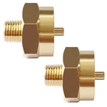 Joywayus 1/4 Male Pipe Thread X 1"-20 Female Universal 0.1875 Inches, Brass. Fixed Price $16.17.