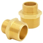Uenede 2pcs Brass Reducer Adapter, 3/4 X 1 Npt (od Od: 1" 1-1/4"), Gold. Fixed Price $18.98.