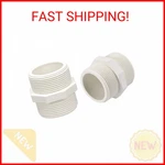 Uxcell Pvc Pipe Fitting Hex Nipple G1-1/2 X Male Thread Adapter Connector. Fixed Price $14.93.