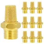 Qwork 1/4" Male Thread Air Pneumatic Mufflers, 10-pack Sintered Bronze Exhaust M. Fixed Price $19.95.