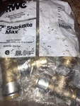 Bag Of 3 Sharkbite #u462lf Push To Connect Brass Fittings 3/4" Tees. Fixed Price $35.00.