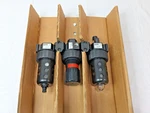 Parker 3 Piece Combo Filter Regulator Lubricator 1/4" 125 Psi 06b12a13a2bc. Fixed Price $220.00.