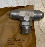 Parker 429334 Hydraulic Hose Line Tee Fitting Connector 22mm Thread 12mm Id. Fixed Price $24.99.