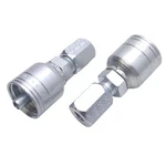 Lot Of 2 Danfoss 1aa4mt4 Crimp Hose Fittings, 1/4in Tube, 7/16-20, -04. Fixed Price $31.00.
