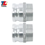 Aluminum Camlock Coupling Type F 3" Hose Fitting Plug Npt Male 2 Pieces. Fixed Price $21.54.