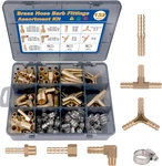 132pcs Brass Hose Barb Fittings Assortment Kit Splicer, Male Coupler, Femal. Fixed Price $137.62.