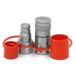Summit Hydraulics 3/8" Flat Face Hydraulic Quick Connect 3/8 Inch, Red. Fixed Price $60.37.